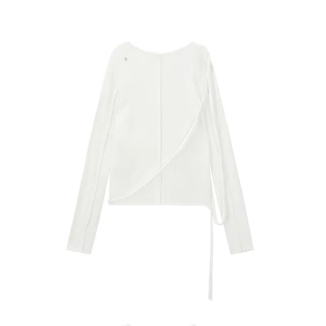 TREEMINGBIRD Alpaca String Pin Tuck Knit