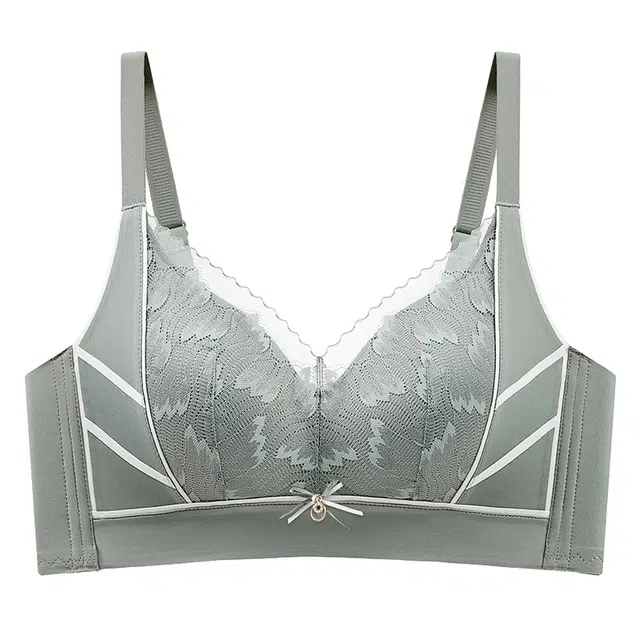 图兰朵 收副乳聚拢不空杯无钢圈大胸显小舒适透气上托力挺打造曲线轻盈性感文胸 女款