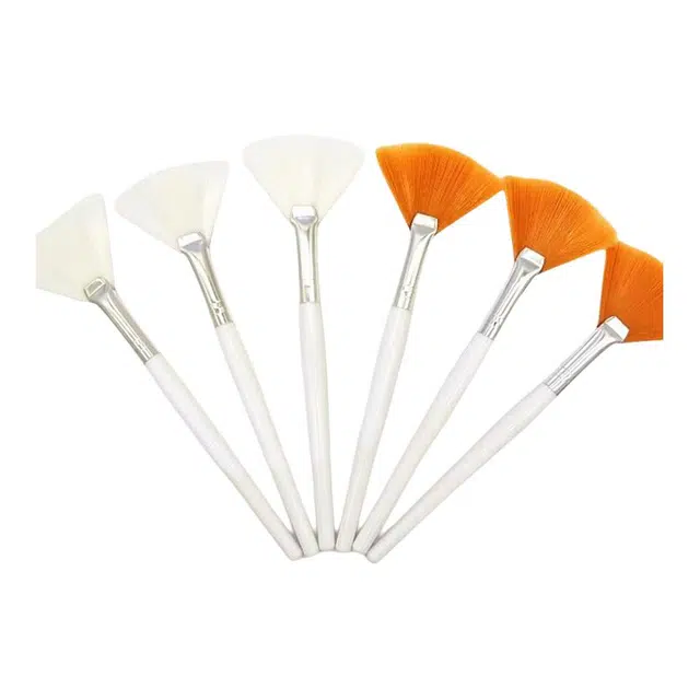 顽顽  扇形刷果酸刷子化妆刷美妆面膜刷修饰精华刷单支装