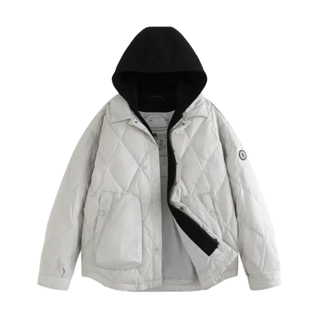 MIIOW Trend Party Series 90 Duck Down Retro Hoodie Jacket