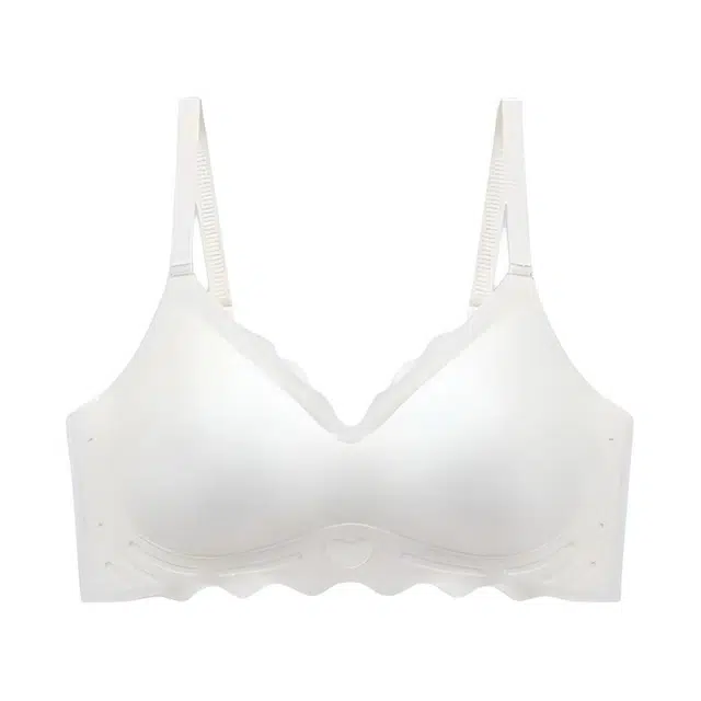 慕梵度 无痕美背少女内衣女无钢圈一体式提拉无感聚拢上托软支撑收副乳柔软舒适亲肤文胸 女款