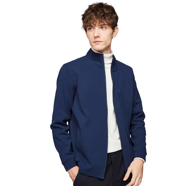 红豆 防风立领挺括干练百搭商务休闲易打理多口袋开衫外套夹克 男款