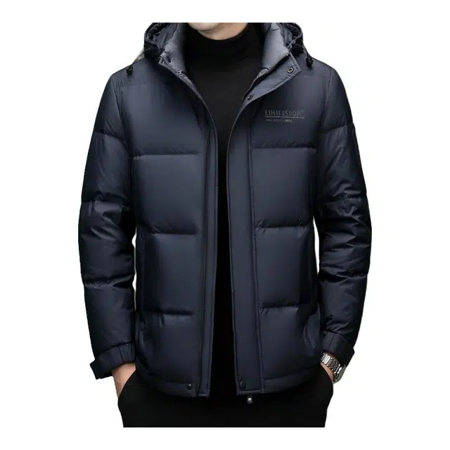 太子龍 品牌高端商务休闲加厚保暖白鸭绒外套棉服 男款