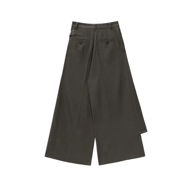 TREEMINGBIRD Side Buckle Wrap Skirt Pants