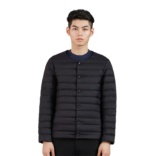 雅鹿 中年轻薄款保暖外套内胆羽绒服 男款