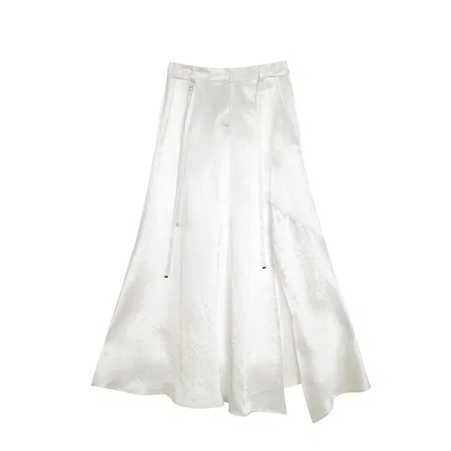 TREEMINGBIRD Soft Drape Satin Skirt