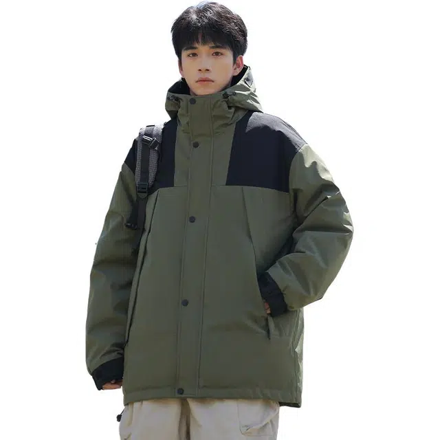 太子龍 高档品牌宽松休闲情侣款棉服 男款