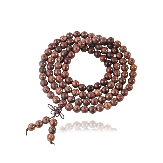 永恒旋律 新中式国风转运珠时尚轻奢个性简约小众设计高级感 日常通勤风休闲搭配 招财纳福好运 金丝檀木 手串 男女同款情侣款