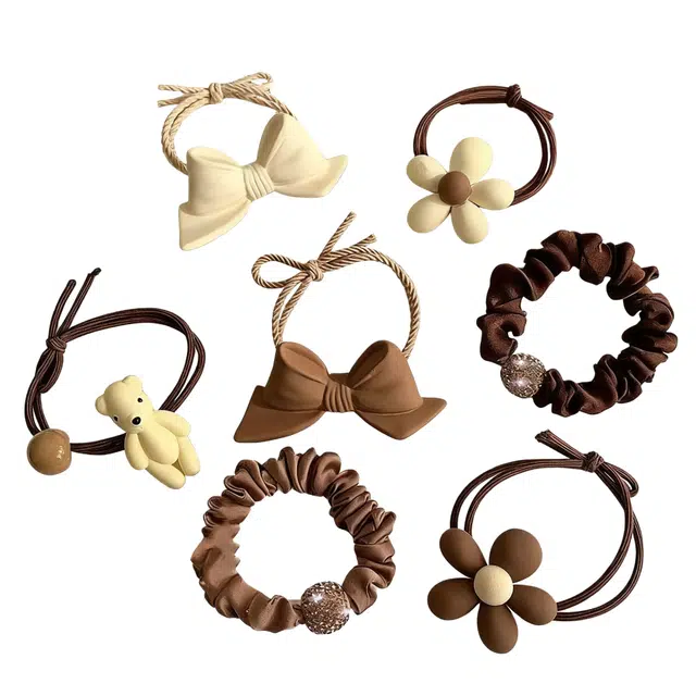 彤彤兔 简约复古可爱 橡皮筋高弹力 发圈 女款