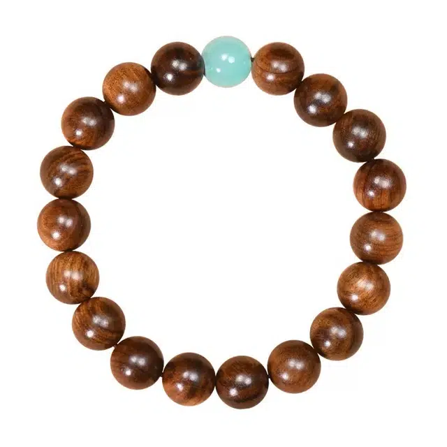 富珠汇 转运招财佛珠文玩盘串新中式国潮单圈简约八方来财好运复古平安喜乐 花梨木 手串 男女同款情侣款