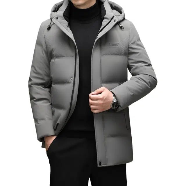 太子龍 品牌高档冬季加厚保暖连帽棉服 男款