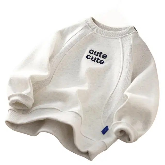 吉姆沃克卫衣 儿童拼接薄款上衣春秋男孩圆领衫洋气打底衫