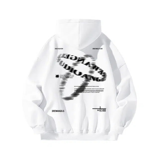 吉姆沃克 卫衣 美式潮流街头印花连帽 男女小众设计情侣装秋冬加厚外套