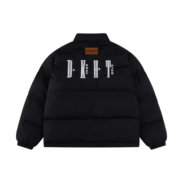 奇迹街区 美式街头字母刺绣面包服国潮百搭加厚棉衣情侣潮流高街复古外套上衣立领冬季棉服 男女同款