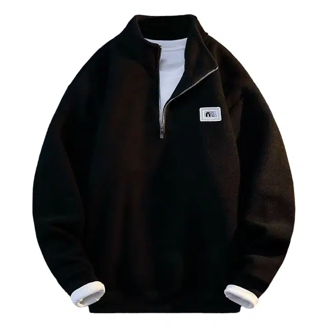 木木兔 美式高街重磅外套长袖男生秋冬潮流穿搭简约男款冬天时尚轻奢百搭冬季衣服国潮宽松针织衫上衣卫衣 男女同款