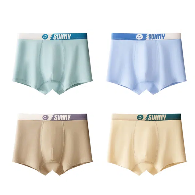 红豆 简约舒适抗菌内裤青少年