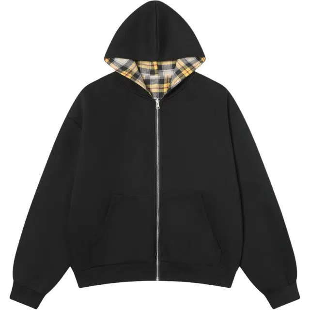 潮流百搭美式复古连帽卫衣 男女同款