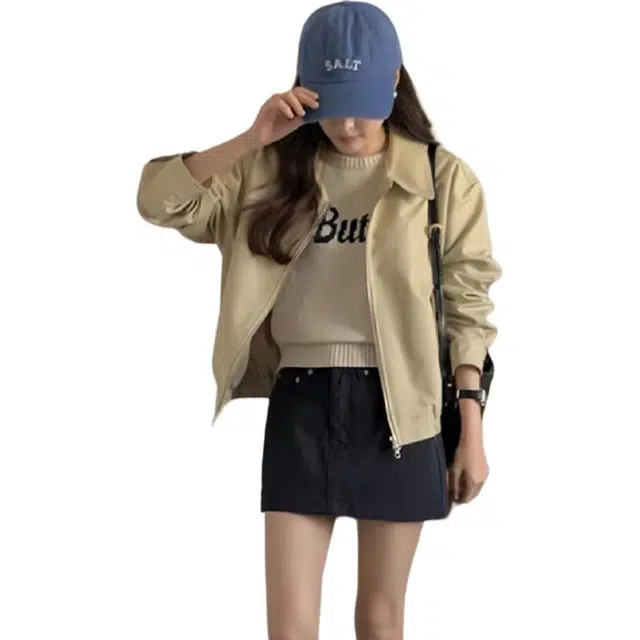 丝絮丝绸 秋季高级感时尚宽松百搭休闲上衣外套夹克 女款