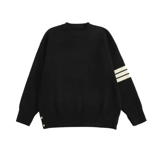 大格子与黑猫 冬季男休闲韩版宽松百搭高级感套头长袖上衣针织衫 男款