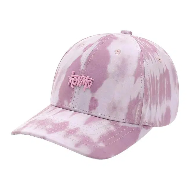 肯默 潮流个性扎染 棉 鸭舌帽 男女同款情侣款