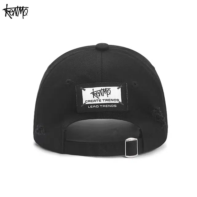 肯默 潮流小幽灵刺绣 棉 鸭舌帽 男女同款情侣款