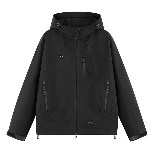 海尔斯 登山服户外休闲情侣款连帽夹克外套 男女同款