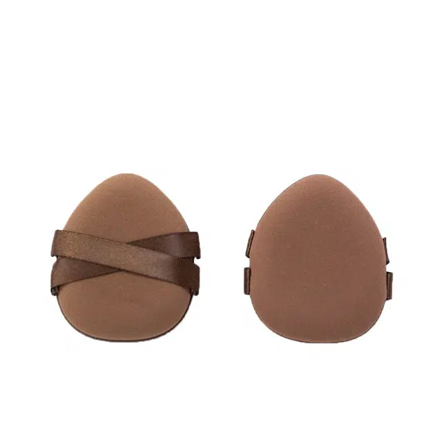 顽顽  双丝带气垫粉扑化妆专用气垫粉扑干湿两用不易吃粉化妆海绵 易上妆