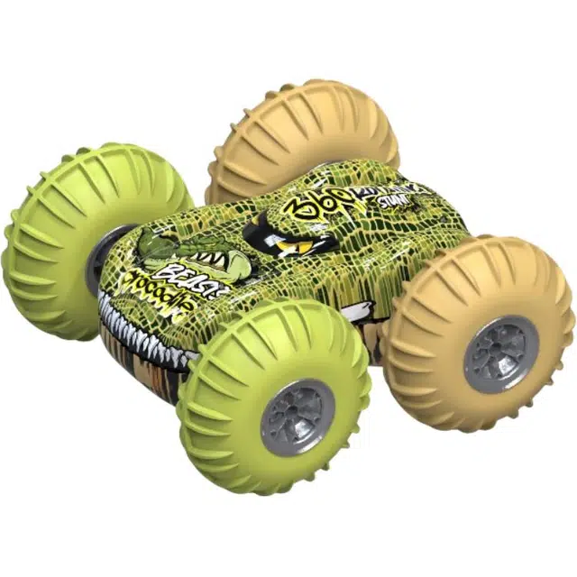 图米鱼 野兽灯光特技车 双面水陆两栖 电动遥控车