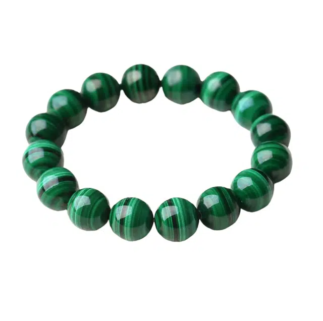 子婳 时来运转财源滚滚新中式复古宫廷风转运珠小众清新简约优雅百搭高级感气质 孔雀石 手串 女款