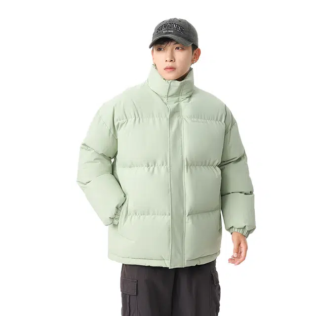 太子龍 港风时尚潮流宽松立领百搭外套保暖面包服棉袄棉衣 男女同款