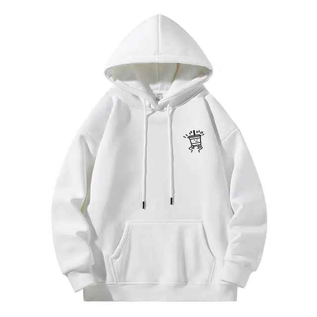 莫代尔 秋冬个性慵懒百搭嘻哈风加大加宽连帽卫衣打底衣 男女同款