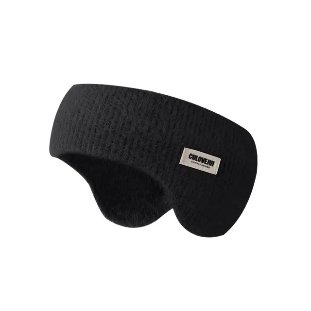 艾佳微 户外运动骑行二合一跑步耳朵防风防冻保暖百搭韩系简约款 仿水貂毛 耳罩 男女同款情侣款