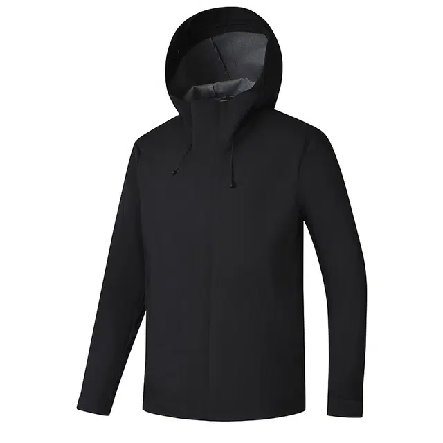 海尔斯 户外时尚休闲运动连帽纯色夹克外套 男款