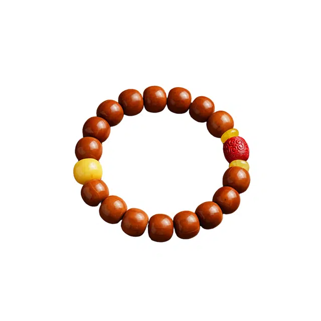 茂琼 万事顺遂招财转运新中式国潮复古设计精致雕刻优质文玩老型光珠文玩高级文玩念珠 猴头核桃 手串 男女同款情侣款