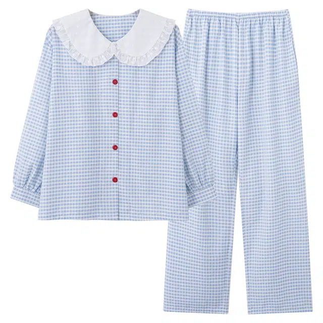桔内 秋季云朵棉开衫甜美公主风亲肤舒适可外穿家居服 睡衣套装 女款