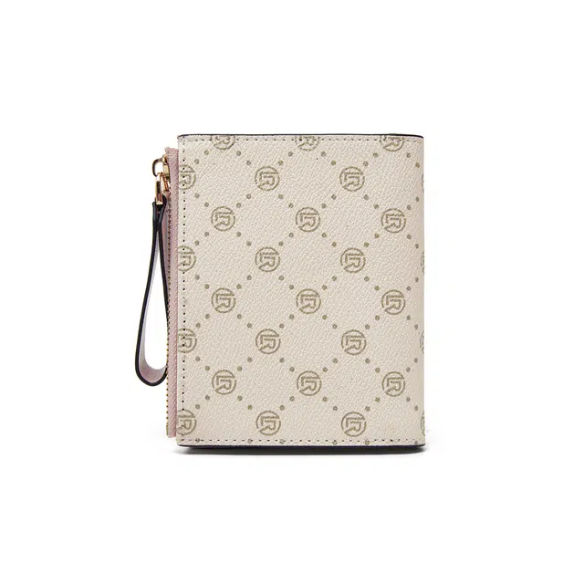 老人头 精致满印小众高级感轻便实用 合成革 钱包 常规 女款 粉色