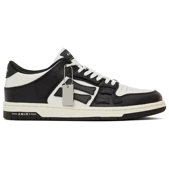 AMIRI Bone Runner Black White