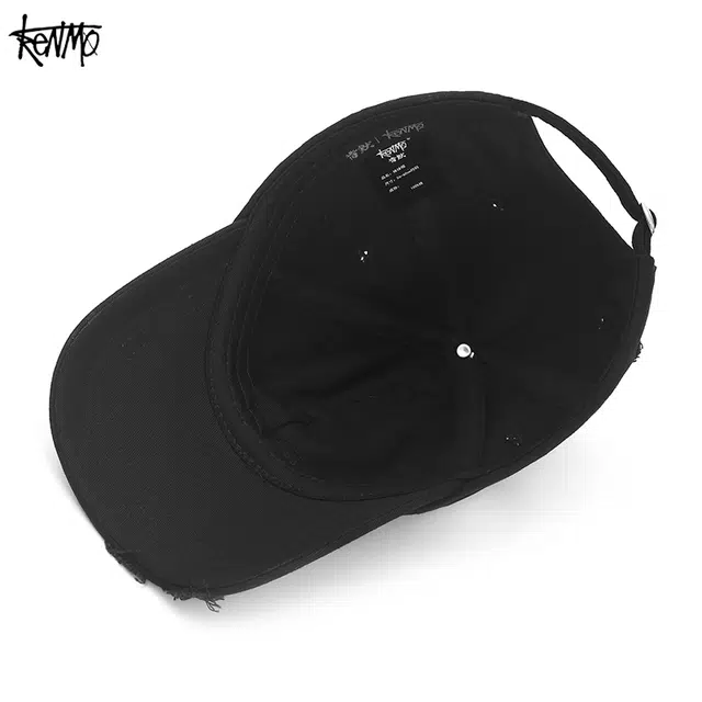 肯默 潮流小幽灵刺绣 棉 鸭舌帽 男女同款情侣款