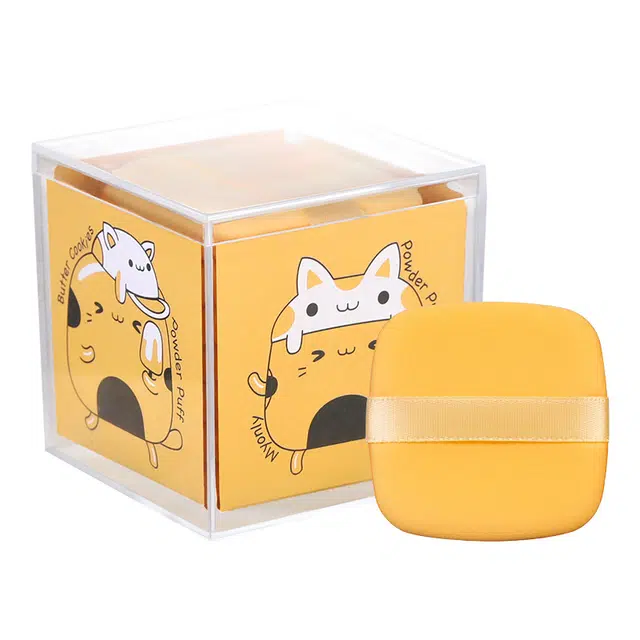 顽顽  黄油饼干气垫粉扑干湿两用化妆海绵扑彩妆美妆工具 易上妆