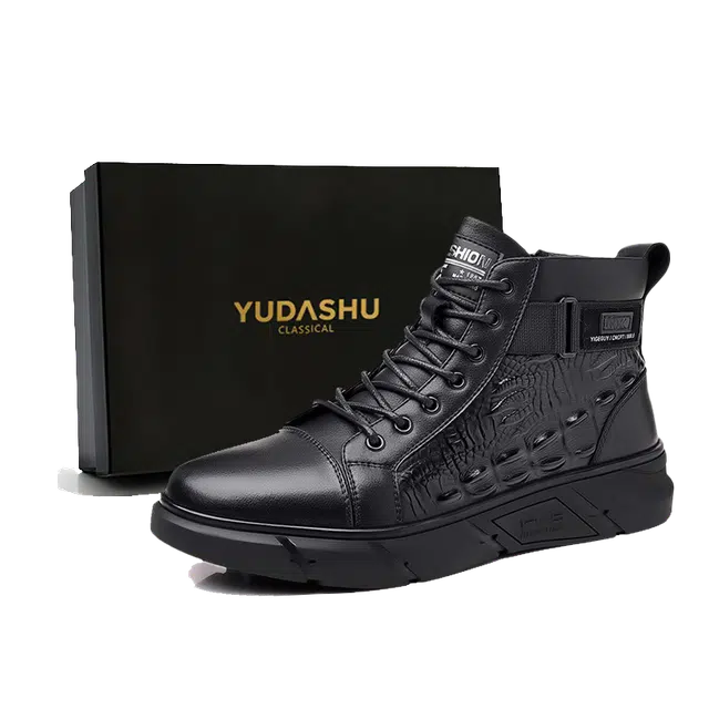 YUDASHU Winter Leather Boots
