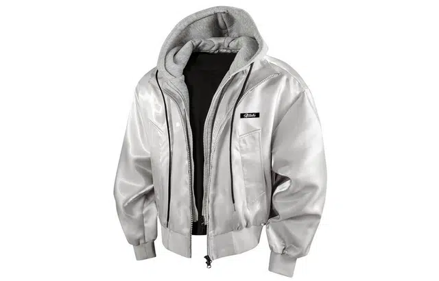 徐太浪 美式复古假两件春秋潮流高街设计感宽松百搭连帽外套夹克 男女同款