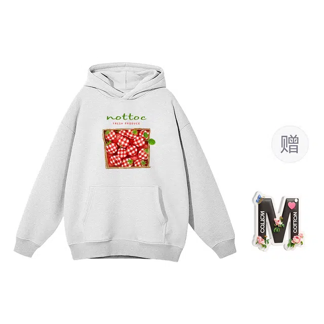 棉购 休闲优雅百搭气质时尚长袖卫衣 女款