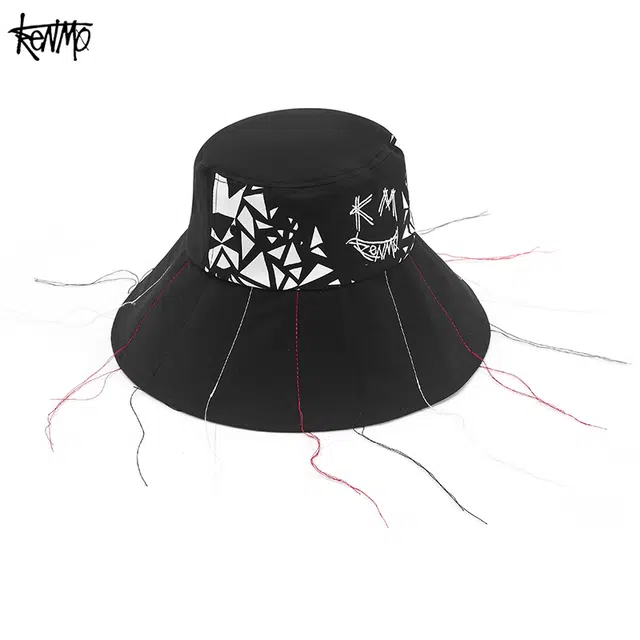 肯默 潮酷嘻哈丝线 棉 渔夫帽 男女同款情侣款