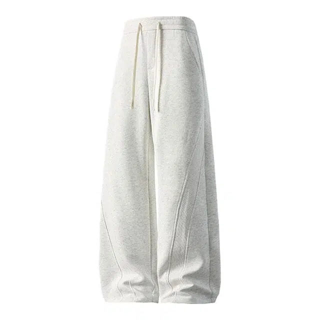 海尔斯 百搭美式高街中腰直筒宽松系带舒适休闲裤 男款