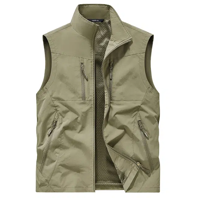 海尔斯 轻便休闲户外舒适马甲 男款