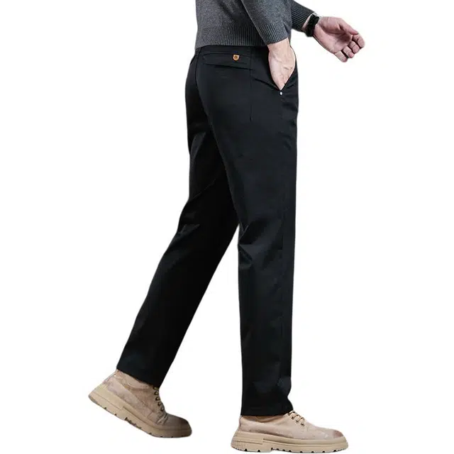炳盛 高棉男商务西裤秋冬季宽松直筒百搭美式弹力运动裤休闲裤 男女同款