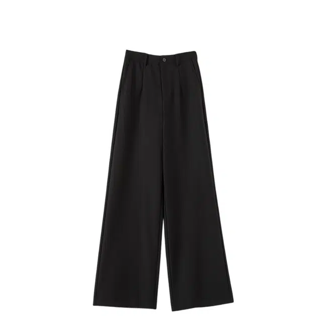 晚白 洋气宽松版型垂感亲肤面料休闲裤 女款