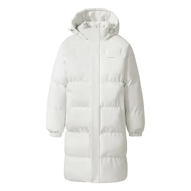 太子龍 美式时尚长款防风保暖加厚棉袄防寒连帽中外套棉服 男女同款