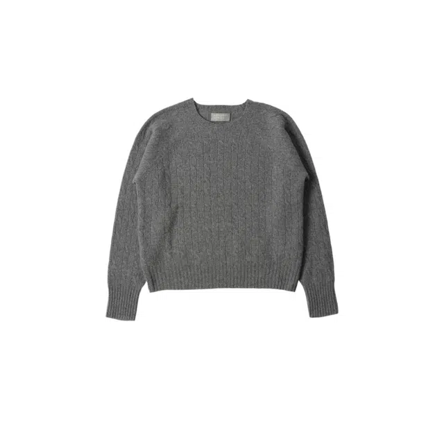 MARGARETHOWELL CABLE CREW NECK