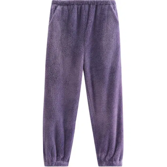 芬腾 法兰绒睡裤女冬季加绒加厚绒居家长裤大码家居裤外穿保暖裤 女款